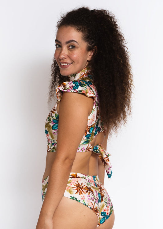 QUEEN-N SWIM TOP in Tropical
